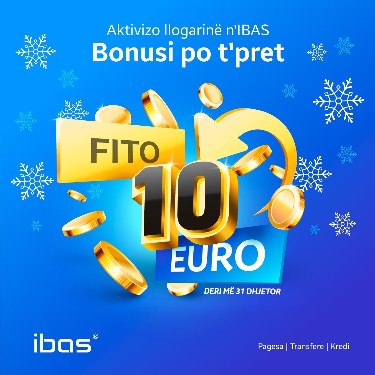 IBAS gibt einen 10-Euro-Bonus an Neukunden zum Jahresende