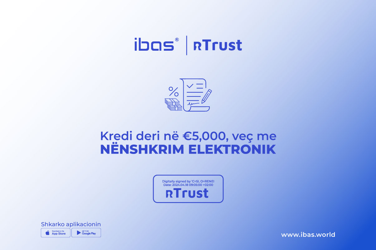 Launch der neuen Kredite bis zu 5.000 Euro nur mit elektronischer Unterschrift – Ein weiteres Erbe von IBAS