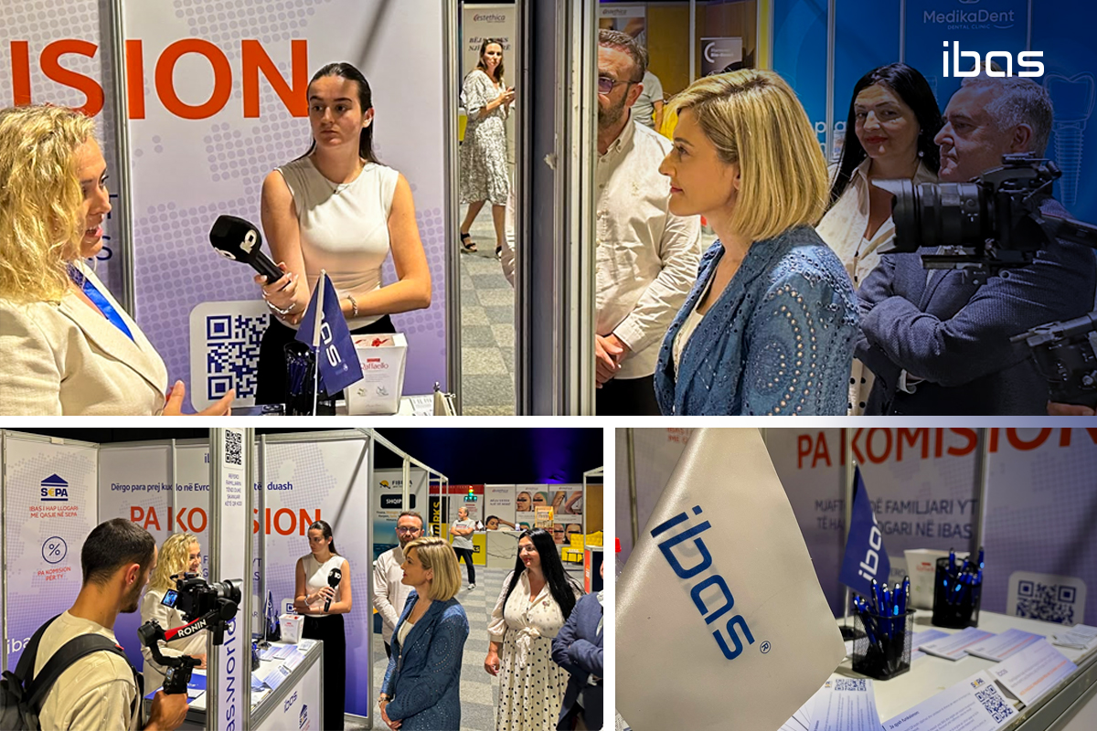 Ekipi i IBAS duke takuar vizitorët në Expo Diaspora 2026