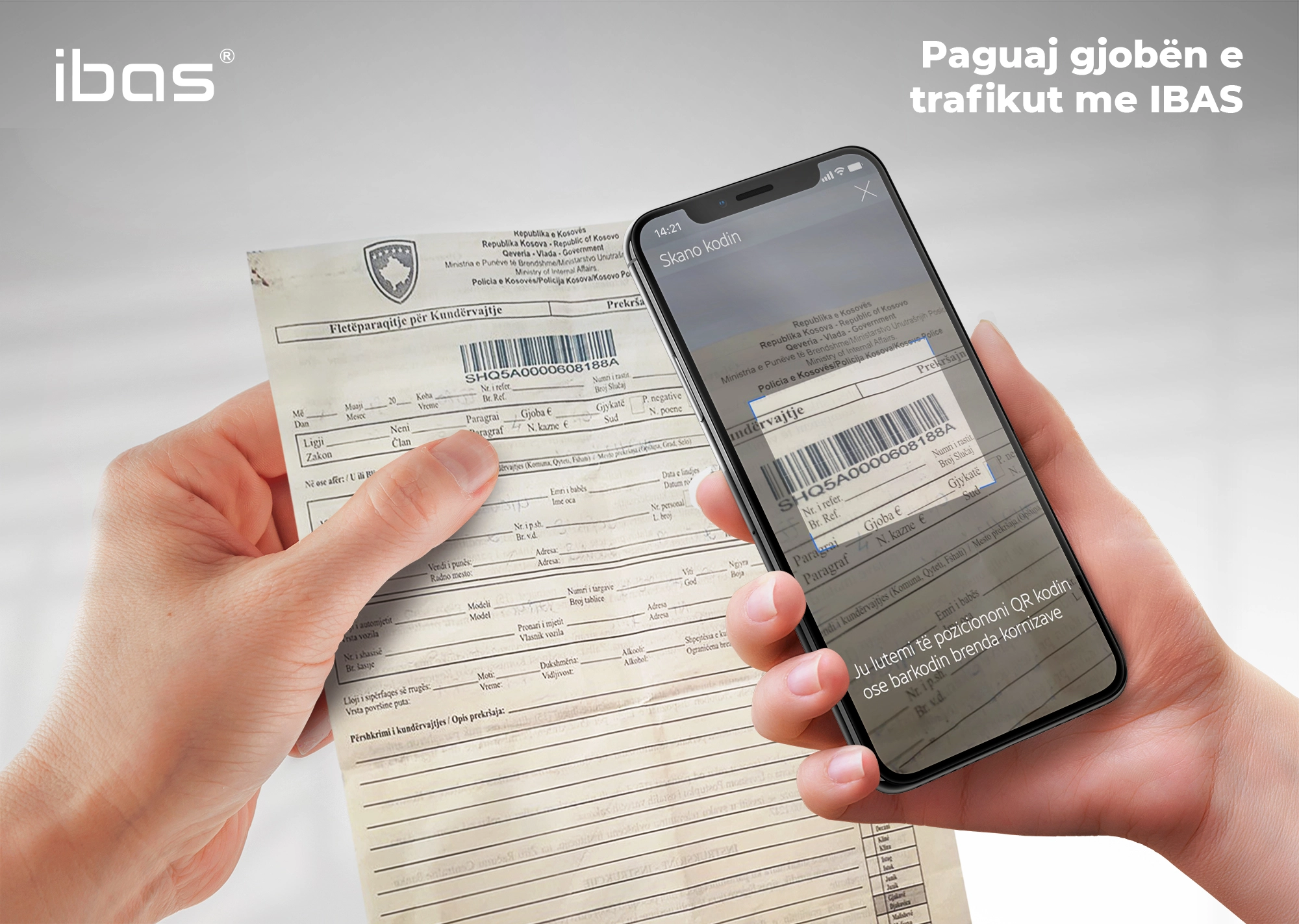 In order that the delinquency be remitted immediately, pay Traffic Fines on IBAS