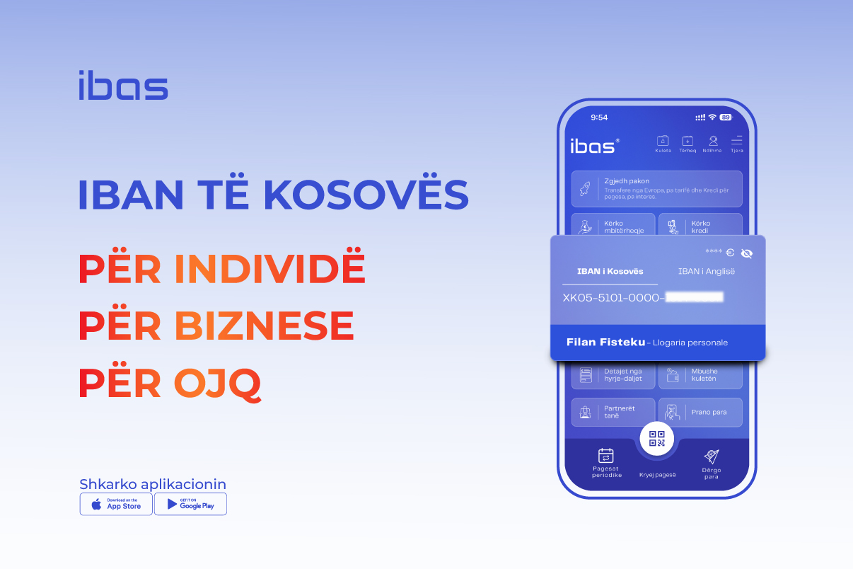 IBAN të Kosovës për individë, biznese dhe OJQ